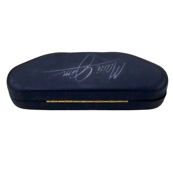 Vintage Maui Jim Sport Dark Blue Eyeglass Case Hinged Clamshell - Picture 2 of 5